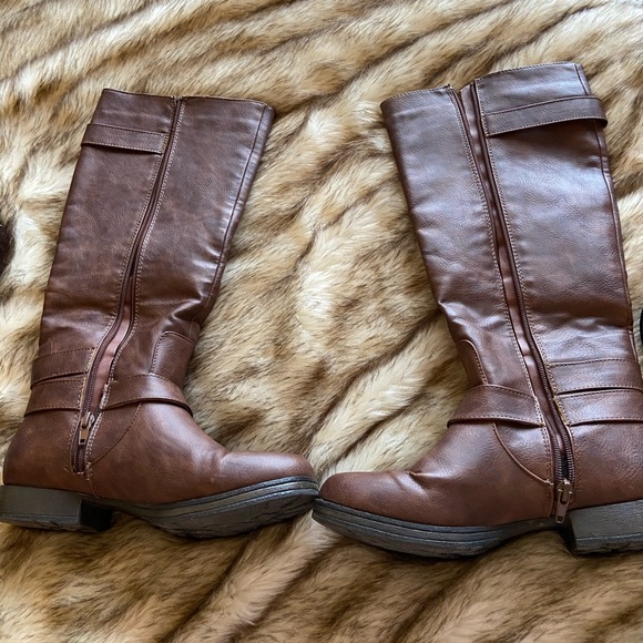 Tall Brown Boots - Picture 2 of 3